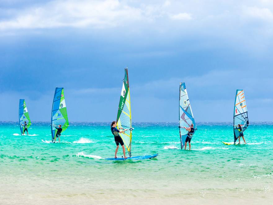 Planche à voile en République dominicaine